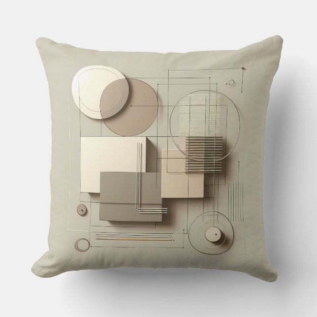 Almofada Neutral Geometric Structure (Frente)