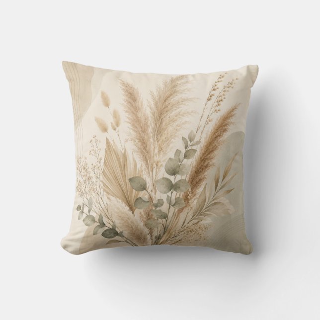 Almofada Neutral Pampas Grass Cushion (Frente)