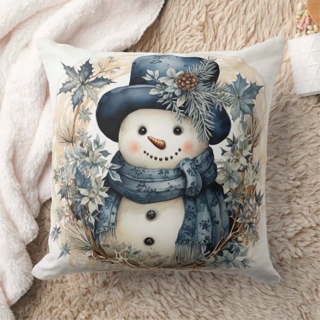 Almofada Neve em Azul (Cobertor)