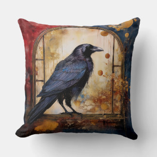 Almofada Nevermore Raven Colagem I