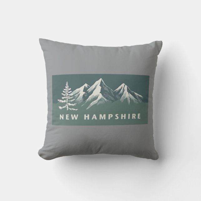 Almofada New Hampshire Estados Unidos da América (Frente)