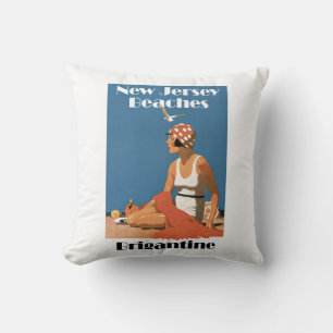 Almofada New-jersey encalha o Brigantine do ~