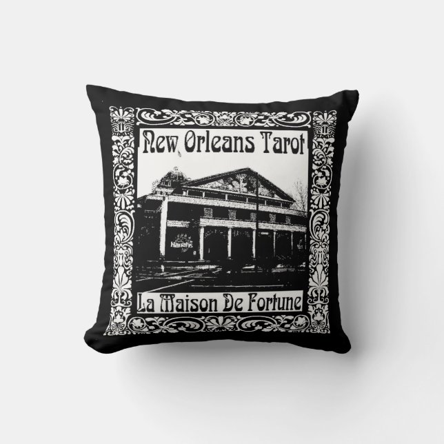 Almofada New Orleans Tarot, La Maison De Fortune (Frente)