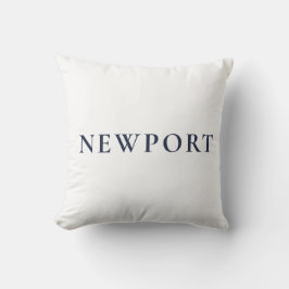 Almofada Newport Rhode Island Preppy Coastal 