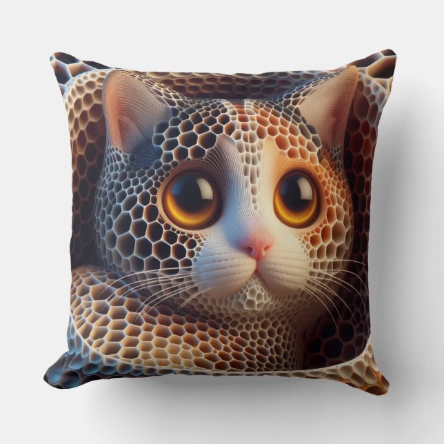 Almofada Nice CatThrow Pillow (Frente)