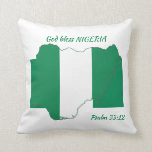 Almofada NIGÉRIA DO deus abençoe