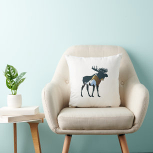 Almofada Night Forest Moose