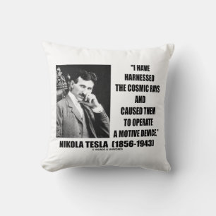 Almofada Nikola Tesla Harnessou O Dispositivo De Raios Cósm