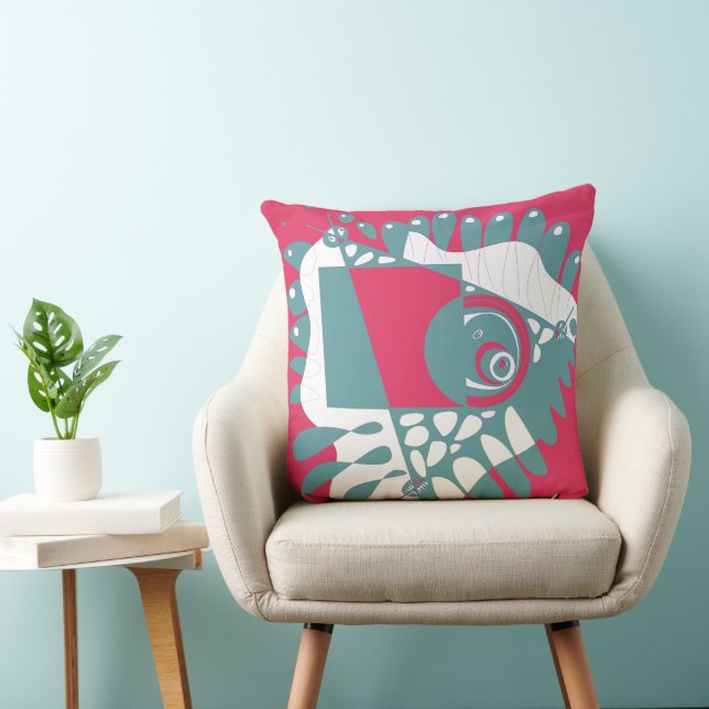 Almofada Ninho de pássaro - Cinzas de Crimson (Cadeira)