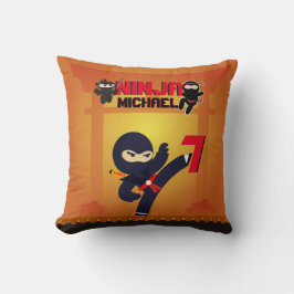 Almofada NINJA Movie Star Warrior Bicking it Karate Kids