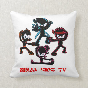Almofada Ninja, travesseiro de tv infantil.