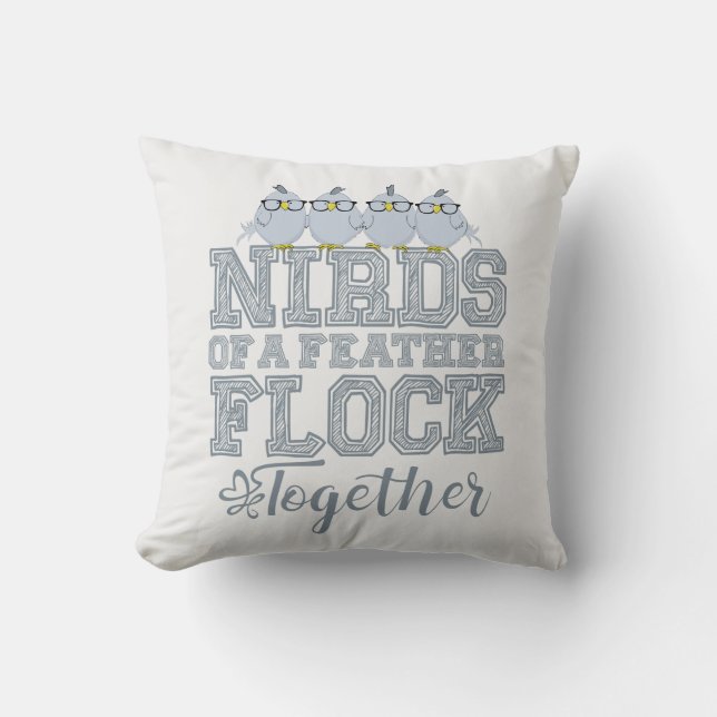 Almofada Nirds de uma pena (Frente)