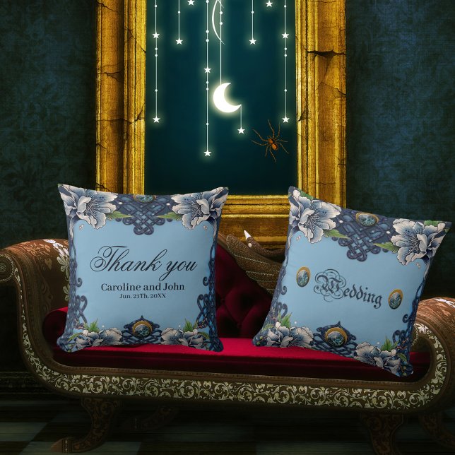 Almofada Nó Celta (Blue cweltic design)