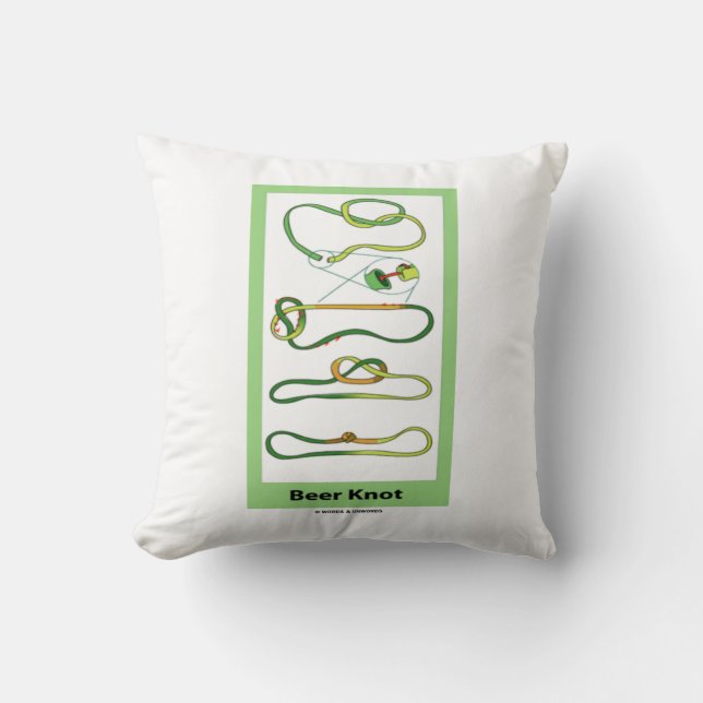 Almofada Nó de Cerveja (Instruções) (Frente)