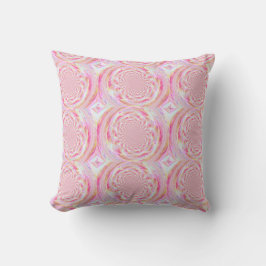 Almofada No Design Fractal Rosa