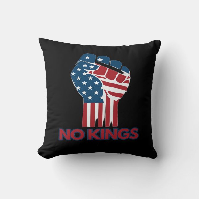 Almofada No Kings Anti Classic Retro Style (Frente)