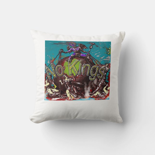 Almofada No Kings Classic Modern Minimal Style (Frente)