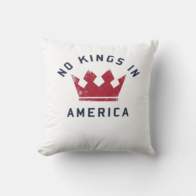 Almofada No Kings In America Anti Fascism USA Classic (Frente)
