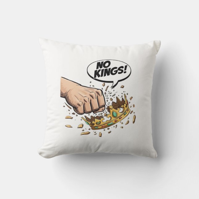 Almofada No Kings In America Creative Design (Frente)