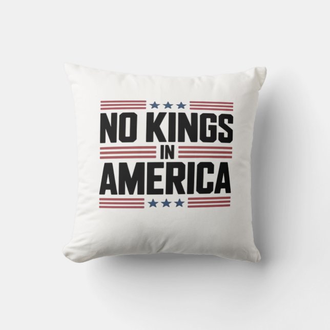 Almofada No Kings In America USA Creative Style (Frente)