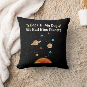 Almofada No Meu Dia Tivemos Nove Planetas Astronomia Plutão