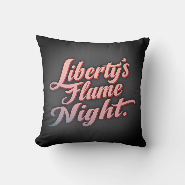 Almofada Noite das Luzes da Liberdade (Frente)