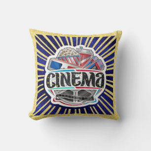 Almofada Noite de cinema do cinema
