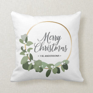Almofada Noite de Natal da Família Moderna