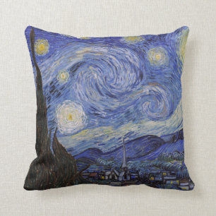 Almofada Noite estelar da pintura de Vincent Willem van Gog
