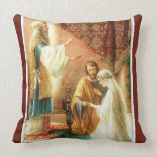 Almofada Noivo católico da noiva de Joseph da Virgem Maria
