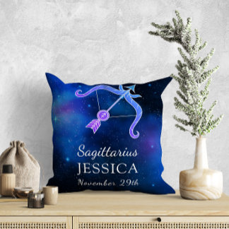 Almofada Nome com sinal Zodiac Sagittarius Gift