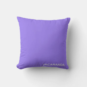 Almofada Nome da cor roxa de Jacaranda