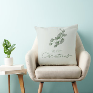 Almofada Nome da empresa com marca personalizada Feliz Nata