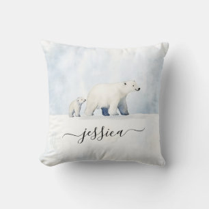 Almofada Nome da família do urso polar do Ártico