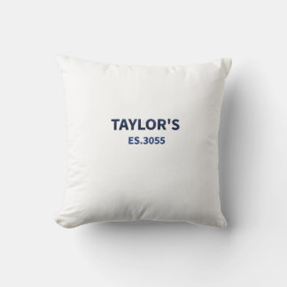 Almofada Nome da família Taylor - Personalizado "Est. 2025