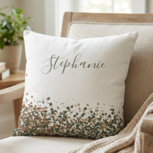 Nome de roteiro elegante com confete brilhante ter