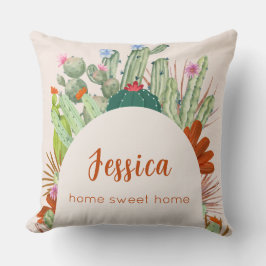 Almofada Nome do Script do Deserto do Arch do Modern Boho C