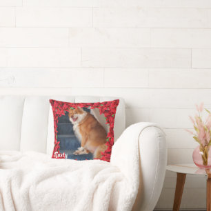 Almofada Nome/ Foto de Pet Personalizado de Natal