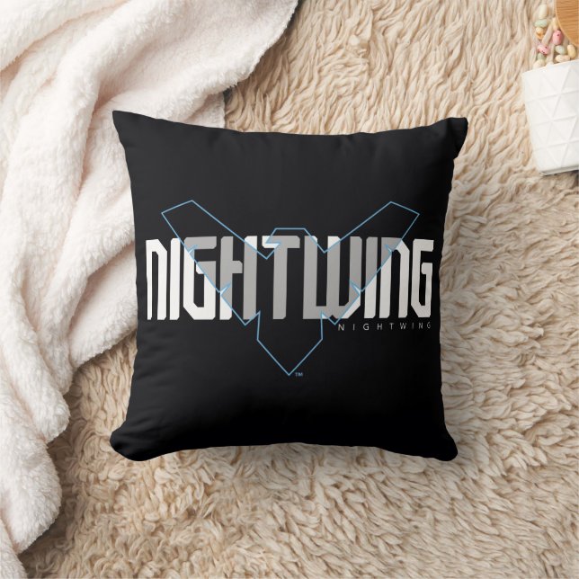 Almofada Nome Hi-Tech Gráfico do Nightwing (Cobertor)