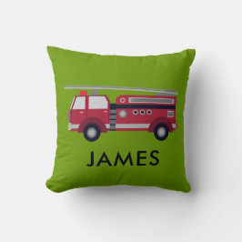 Almofada Nome Personalizado: Alça do caminhão de incêndio v