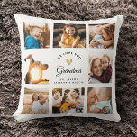Almofada Nome Personalizado Amo-Te Vovó Foto Moderna<br><div class="desc">Dê com todo o seu coração: Um presente único e moderno de aniversário ou feriado para a vovó: este travesseiro decorativo minimalista elegante de colagem de fotos do Instagram permite que suas fotos brilhem - com sua mensagem pessoal e seu nome personalizado sob um brilho ouro impresso.</div>