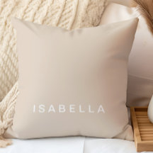 Nome Personalizado Bege Minimalista Moderno