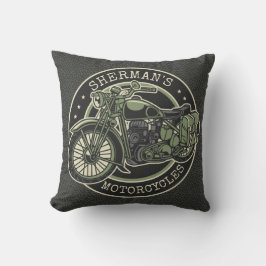 Almofada NOME Personalizado Biker de Motocicletas Militar R