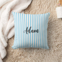 Nome Personalizado com Faixa Azul e Branco em Letr