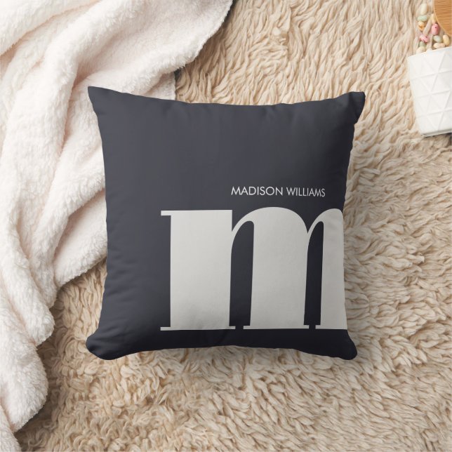 Almofada Nome Personalizado de Cor de Inscrição Editável (Cobertor)