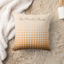 Almofada Nome Personalizado do Bolinhas Gradiente de Tendên
