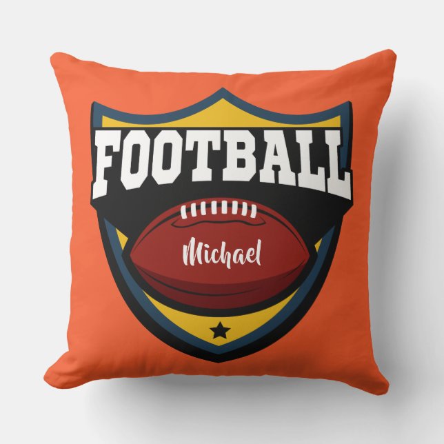 Almofada Nome personalizado e cor travesseiros decorativos  (Frente)