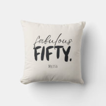 Nome Personalizado Fabuloso Cinquenta Bege Preto
