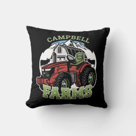 Almofada Nome Personalizado Farmer de Trator da Fábrica do