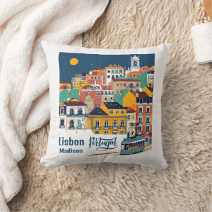 Almofada Nome Personalizado Lisboa Portugal